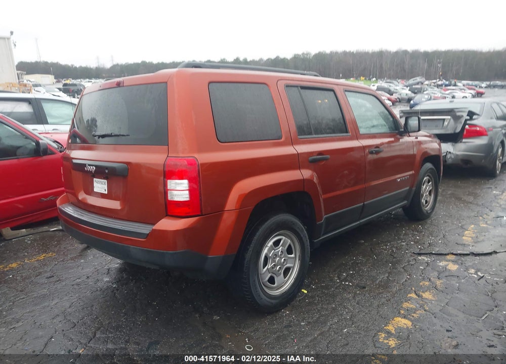 2012 JEEP PATRIOT VIN: 1C4NJPBA4CD672948