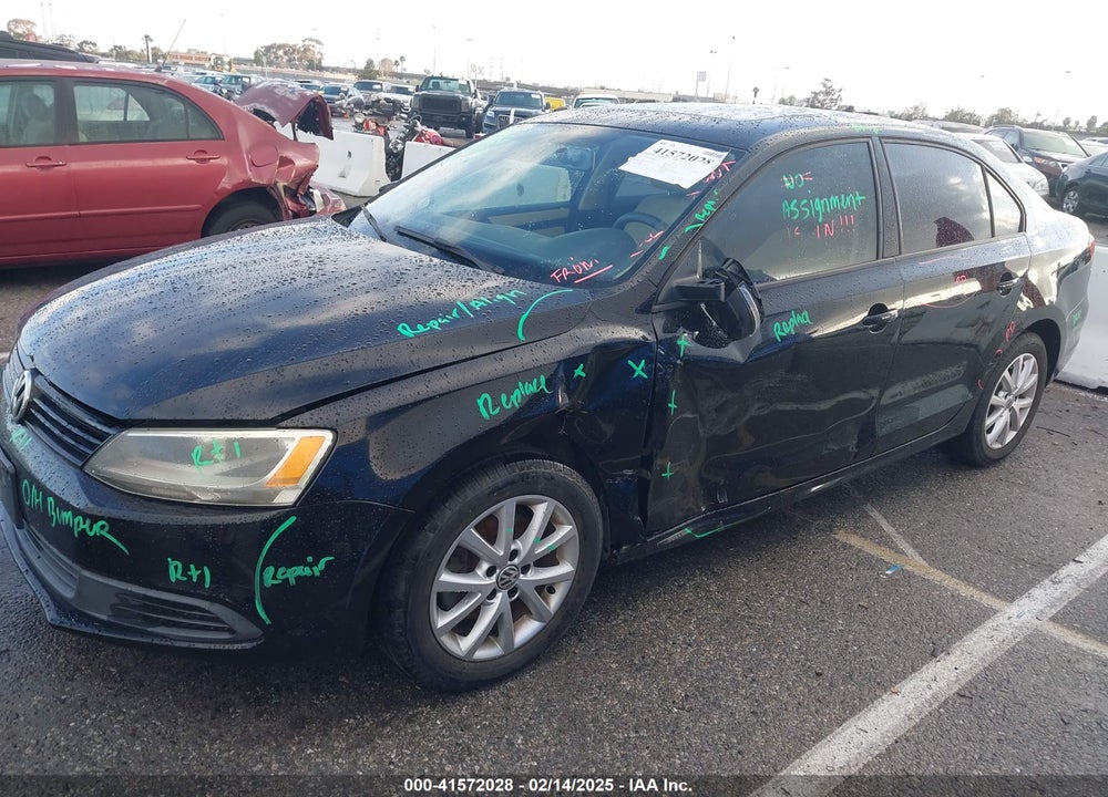 2012 VOLKSWAGEN JETTA 2.5L SE VIN: 3VWDP7AJ0CM422104