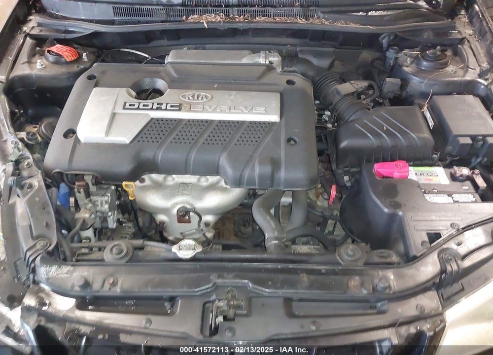 2006 KIA SPECTRA VIN: KNAFE121X65269316