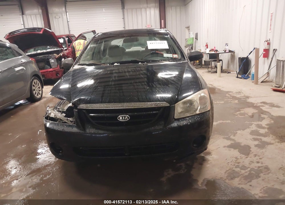 2006 KIA SPECTRA VIN: KNAFE121X65269316