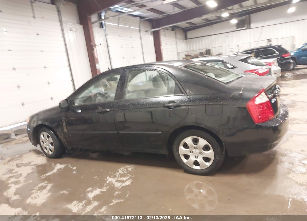 2006 KIA SPECTRA VIN: KNAFE121X65269316