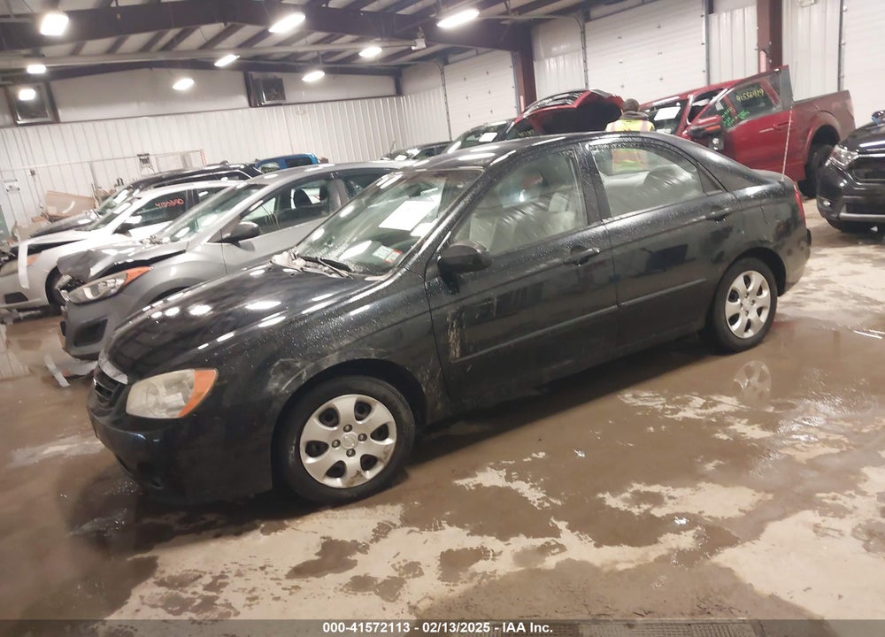 2006 KIA SPECTRA VIN: KNAFE121X65269316