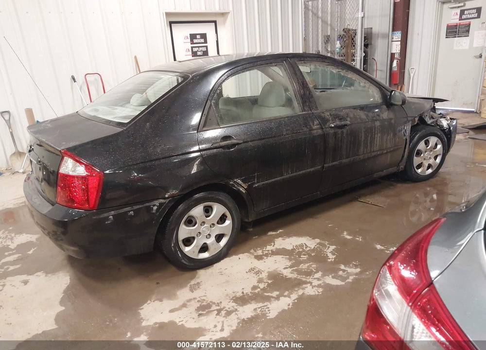2006 KIA SPECTRA VIN: KNAFE121X65269316