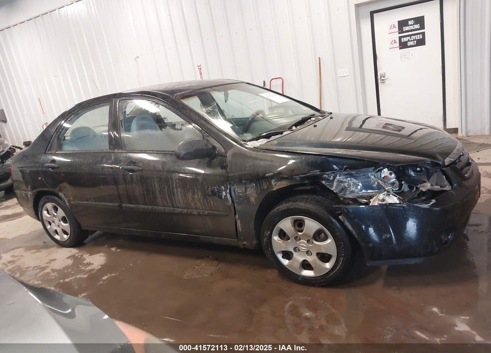 2006 KIA SPECTRA VIN: KNAFE121X65269316