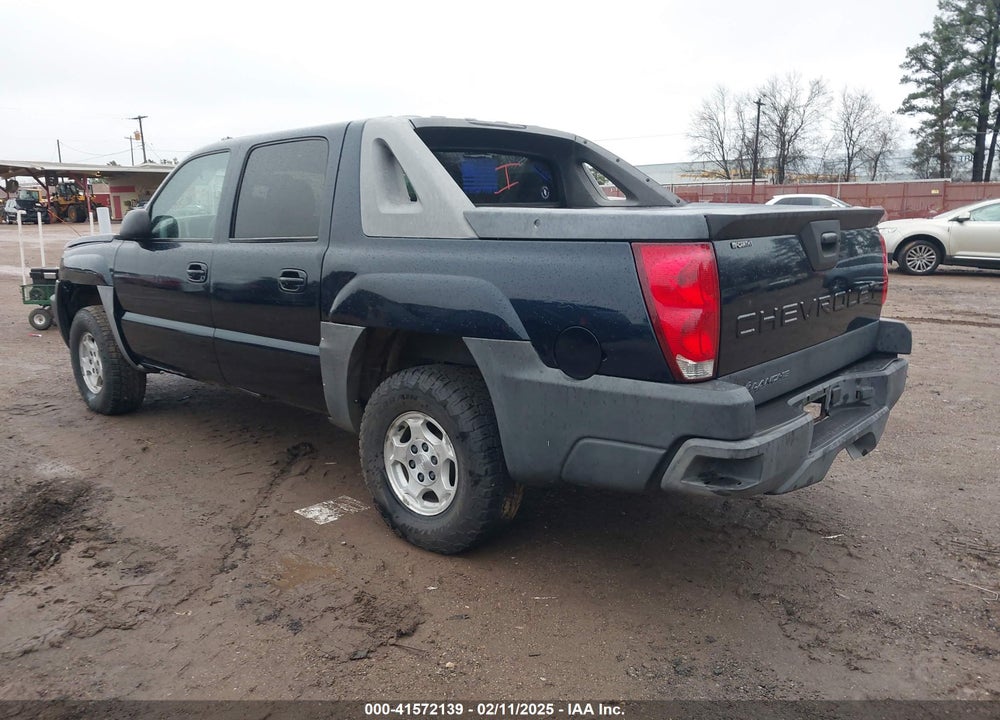 2004 CHEVROLET AVALANCHE 1500 VIN: 3GNEK12T04G163351