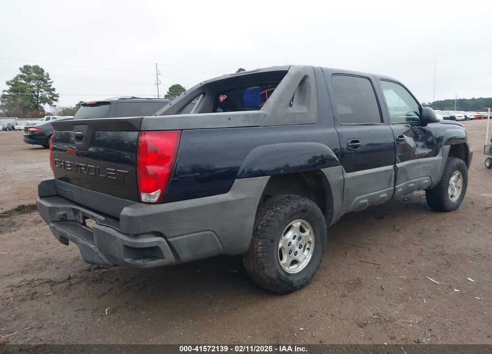 2004 CHEVROLET AVALANCHE 1500 VIN: 3GNEK12T04G163351