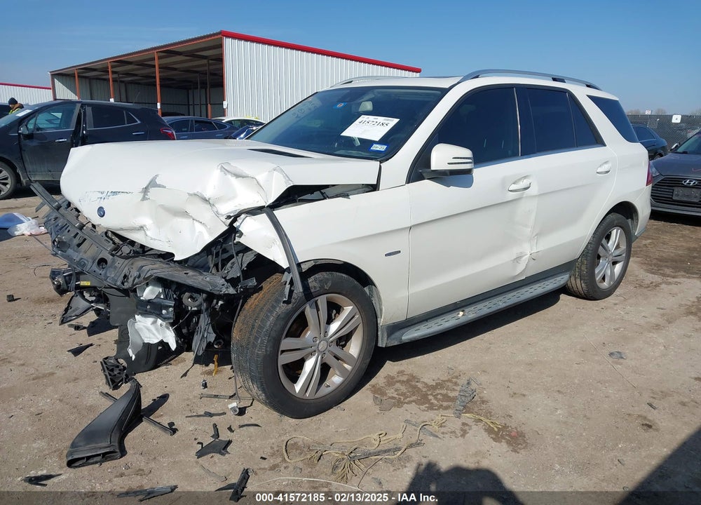 2012 MERCEDES-BENZ ML 350 VIN: 4JGDA5HB9CA075100