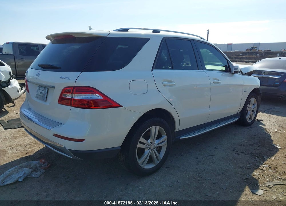 2012 MERCEDES-BENZ ML 350 VIN: 4JGDA5HB9CA075100