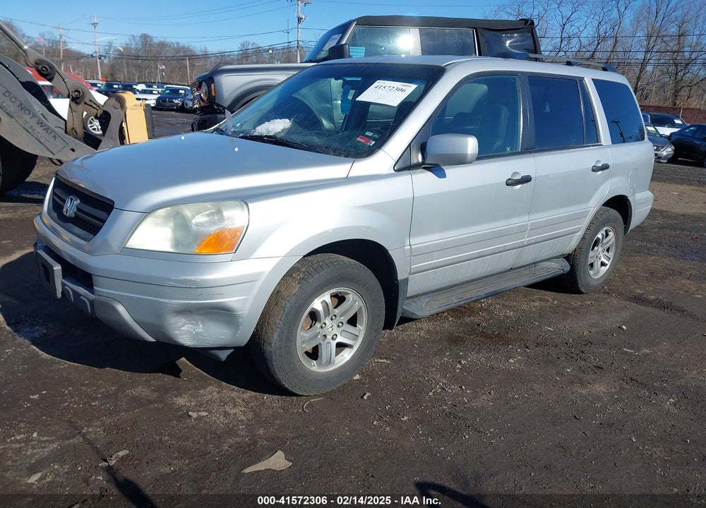 2004 HONDA PILOT EX-L VIN: 2HKYF186X4H586988