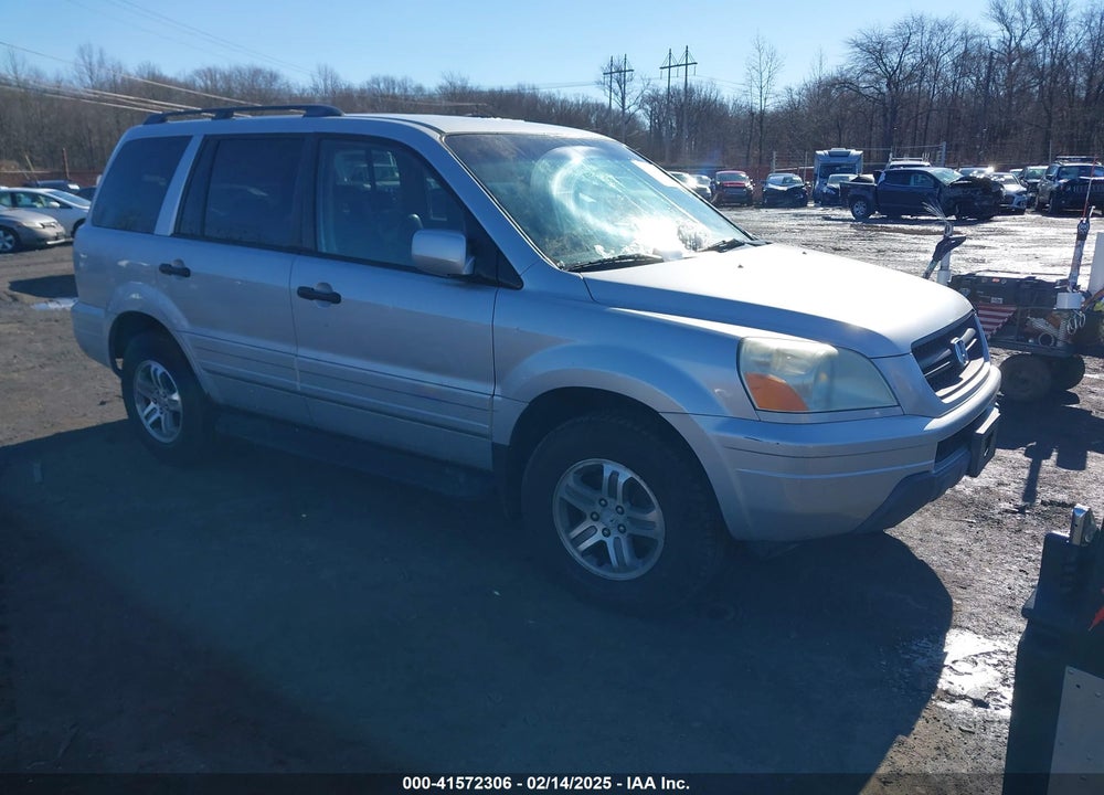 2004 HONDA PILOT EX-L VIN: 2HKYF186X4H586988