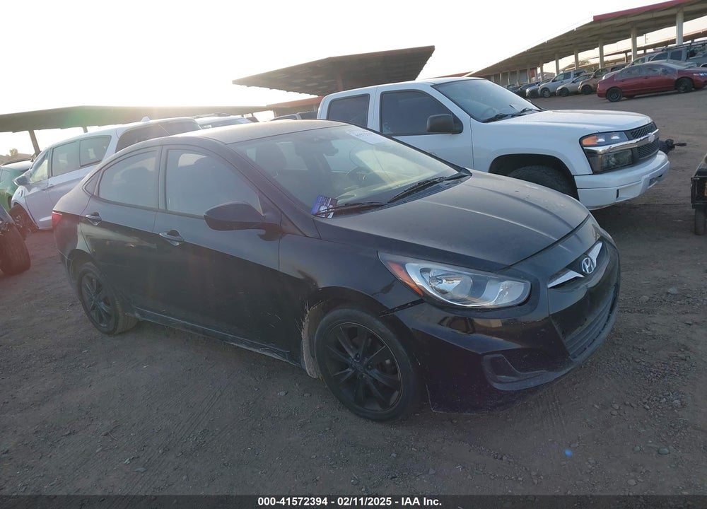 2012 HYUNDAI ACCENT GLS VIN: KMHCU4AE8CU247293
