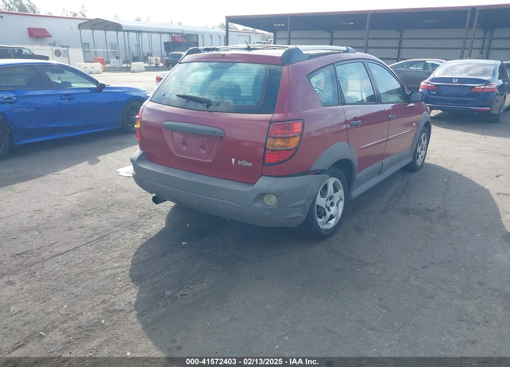 2004 PONTIAC VIBE VIN: 5Y2SL62894Z410125