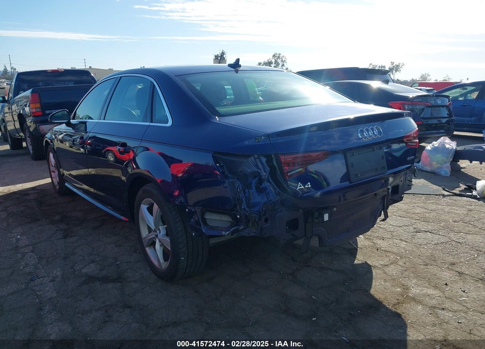 2019 AUDI A4 VIN: WAUDNAF44KN006633