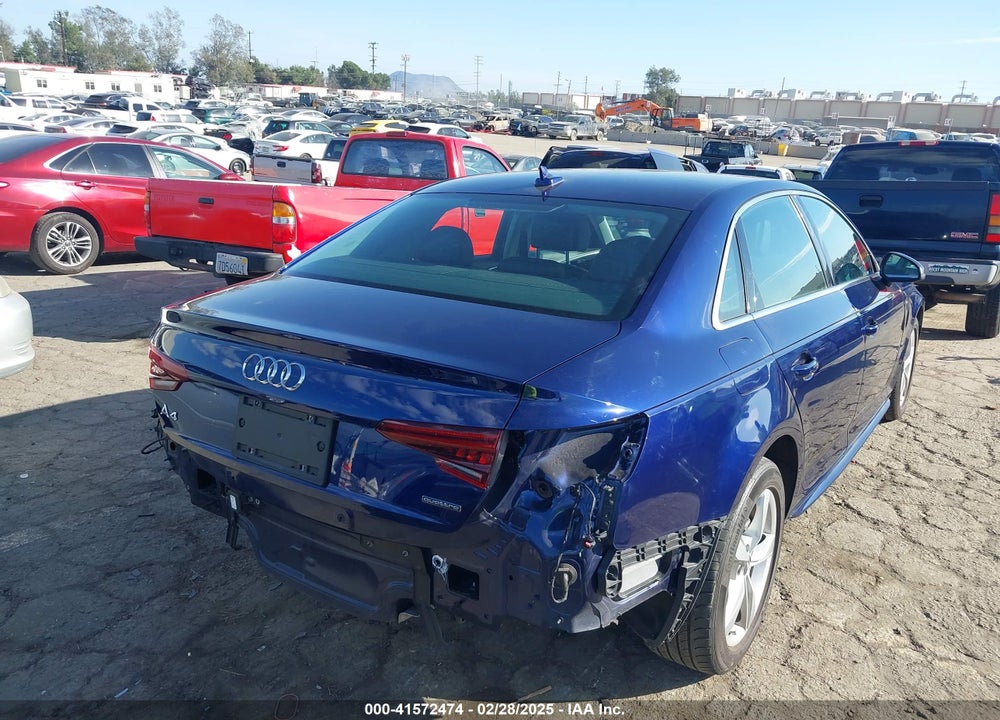 2019 AUDI A4 VIN: WAUDNAF44KN006633