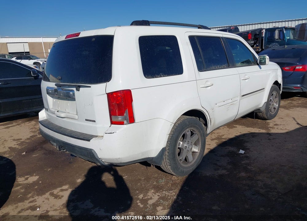 2010 HONDA PILOT TOURING VIN: 5FNYF3H96AB005809