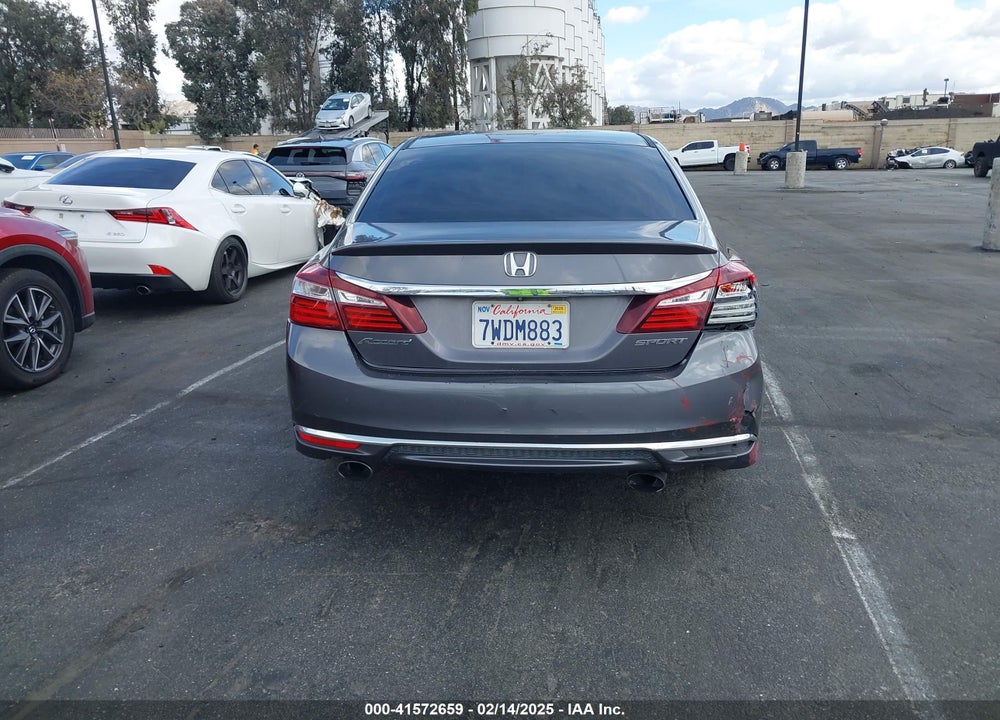 2017 HONDA ACCORD SPORT VIN: 1HGCR2F52HA013065
