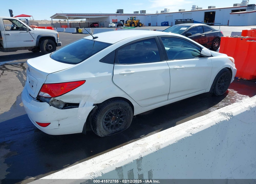2016 HYUNDAI ACCENT VIN: KMHCT4AE0GU106811
