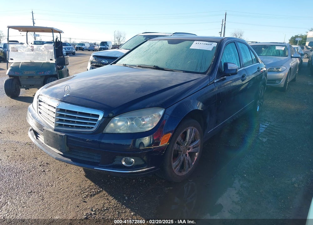 2008 MERCEDES-BENZ C VIN: WDDGF54X98R011965