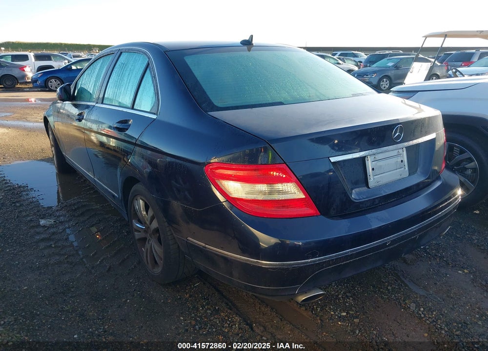 2008 MERCEDES-BENZ C VIN: WDDGF54X98R011965