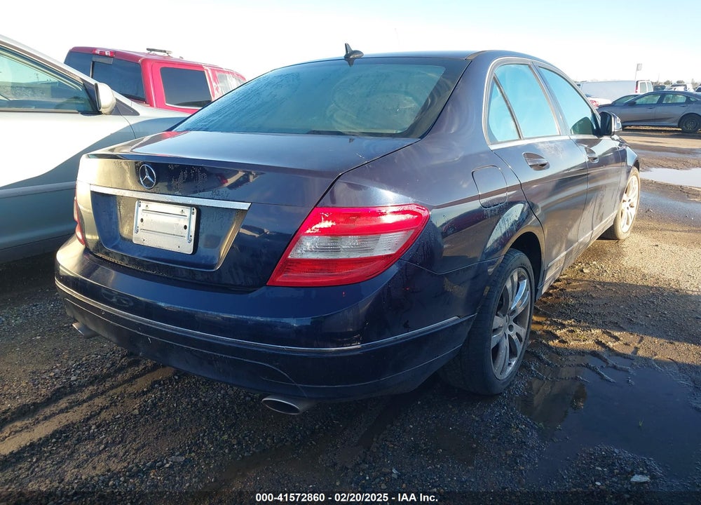 2008 MERCEDES-BENZ C VIN: WDDGF54X98R011965
