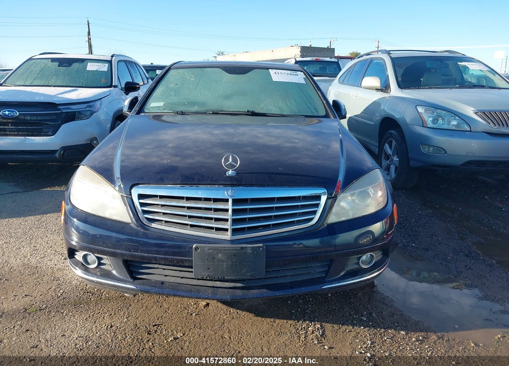 2008 MERCEDES-BENZ C VIN: WDDGF54X98R011965