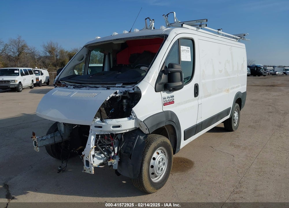 2019 RAM PROMASTER 1500 LOW ROOF 136 WB VIN: 3C6TRVAG3KE513899
