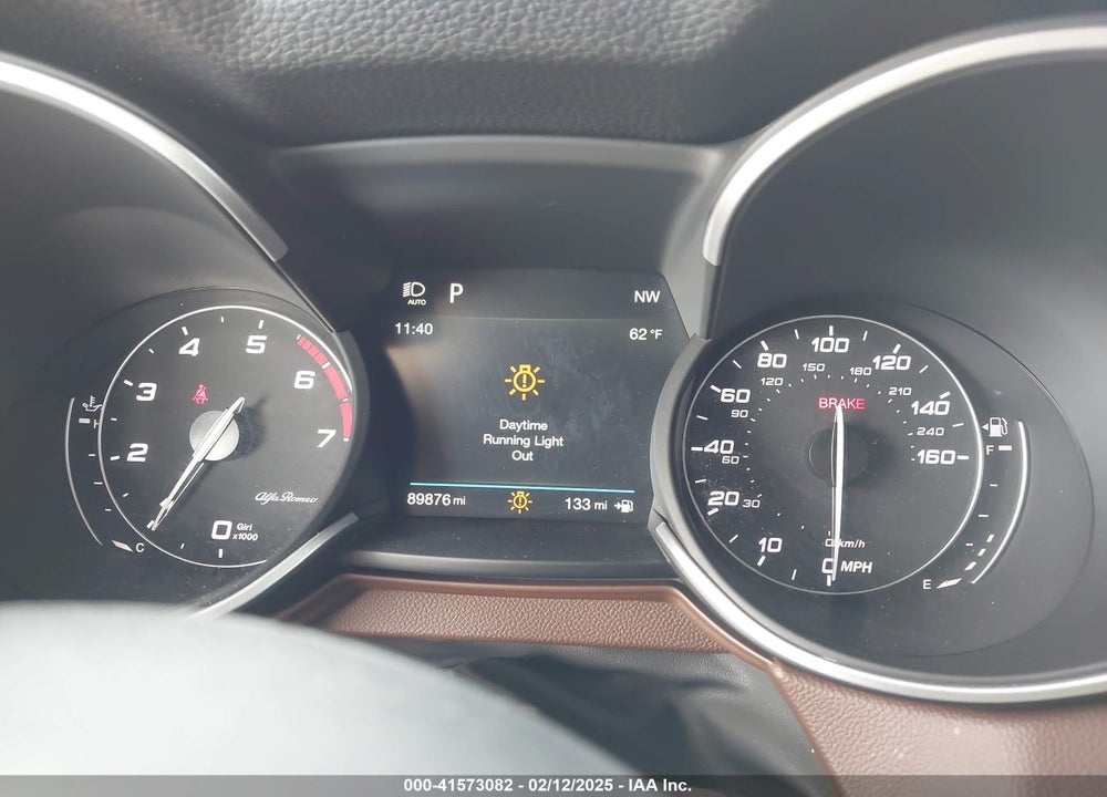 2019 ALFA ROMEO STELVIO RWD VIN: ZASPAJANXK7C55476