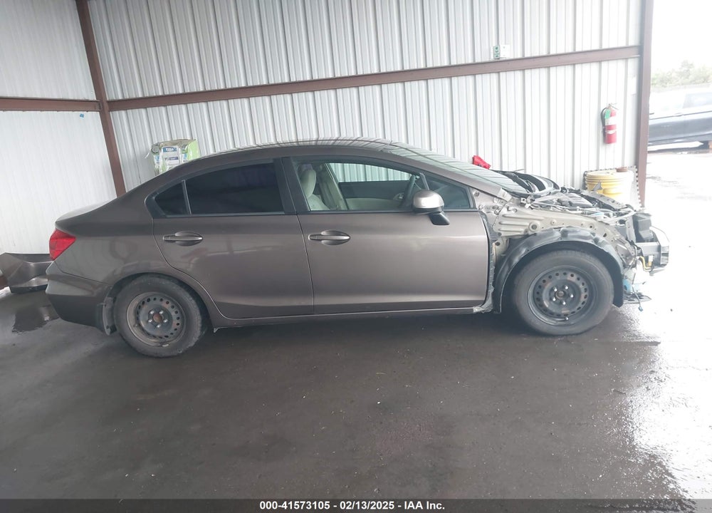 2012 HONDA CIVIC LX VIN: 19XFB2F51CE318594