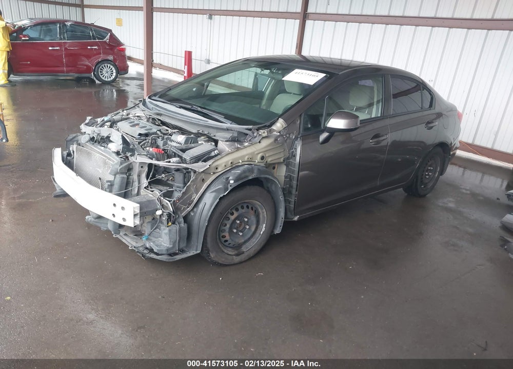 2012 HONDA CIVIC LX VIN: 19XFB2F51CE318594