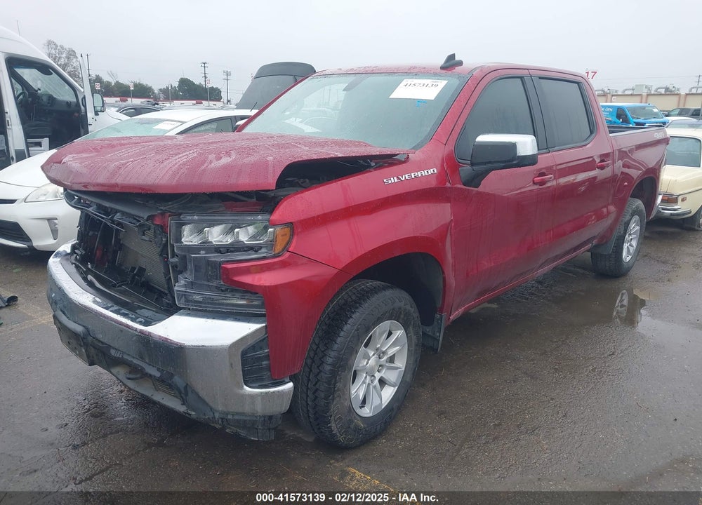 2022 CHEVROLET SILVERADO 1500 LTD 4WD SHORT BED LT VIN: 1GCUYDED8NZ204366