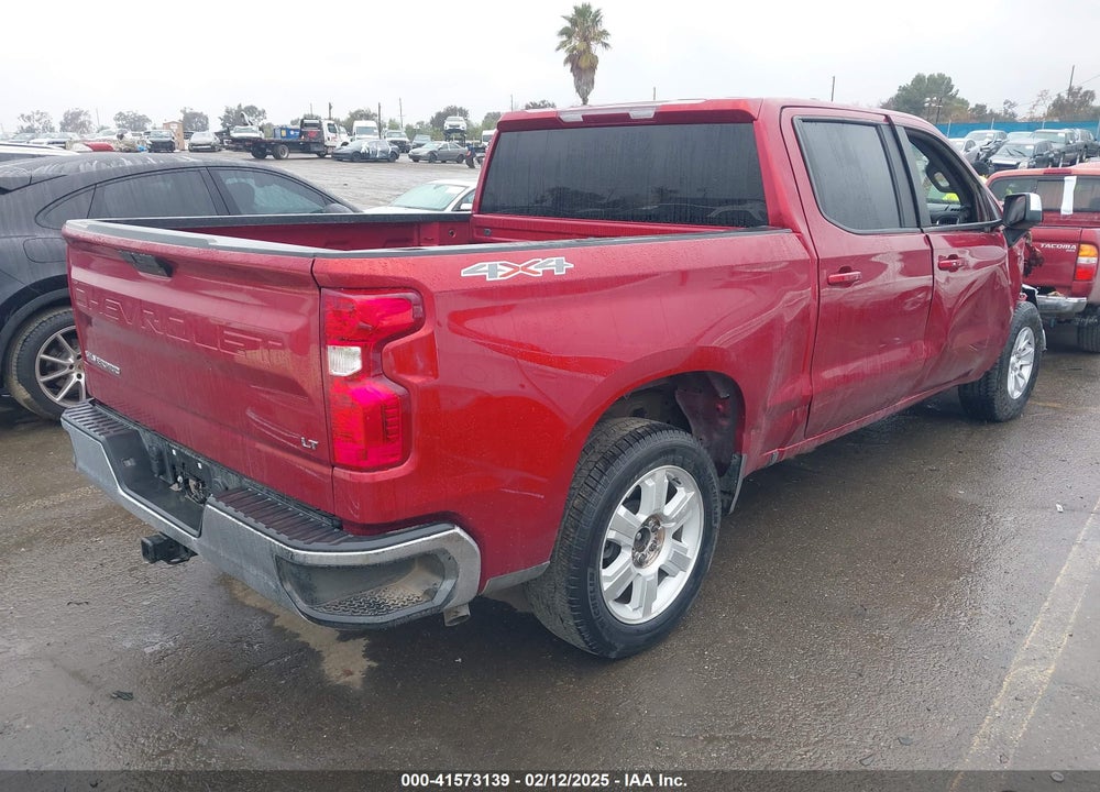 2022 CHEVROLET SILVERADO 1500 LTD 4WD SHORT BED LT VIN: 1GCUYDED8NZ204366