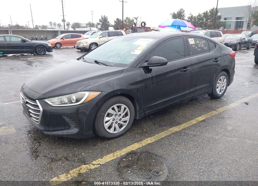 2017 HYUNDAI ELANTRA VIN: 5NPD74LF2HH093574