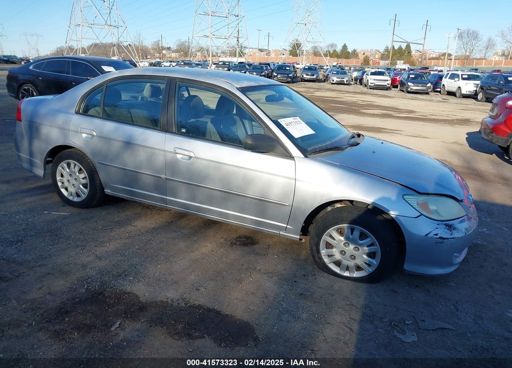 2005 HONDA CIVIC LX VIN: 2HGES16585H623704