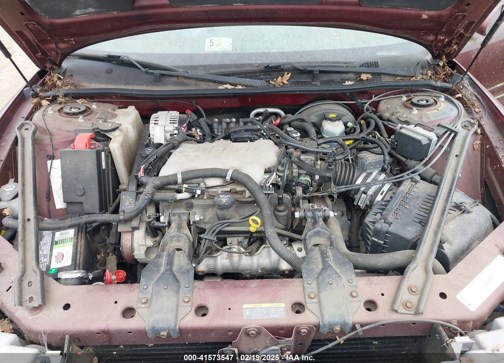 2002 BUICK CENTURY CUSTOM VIN: 2G4WS52J321216743