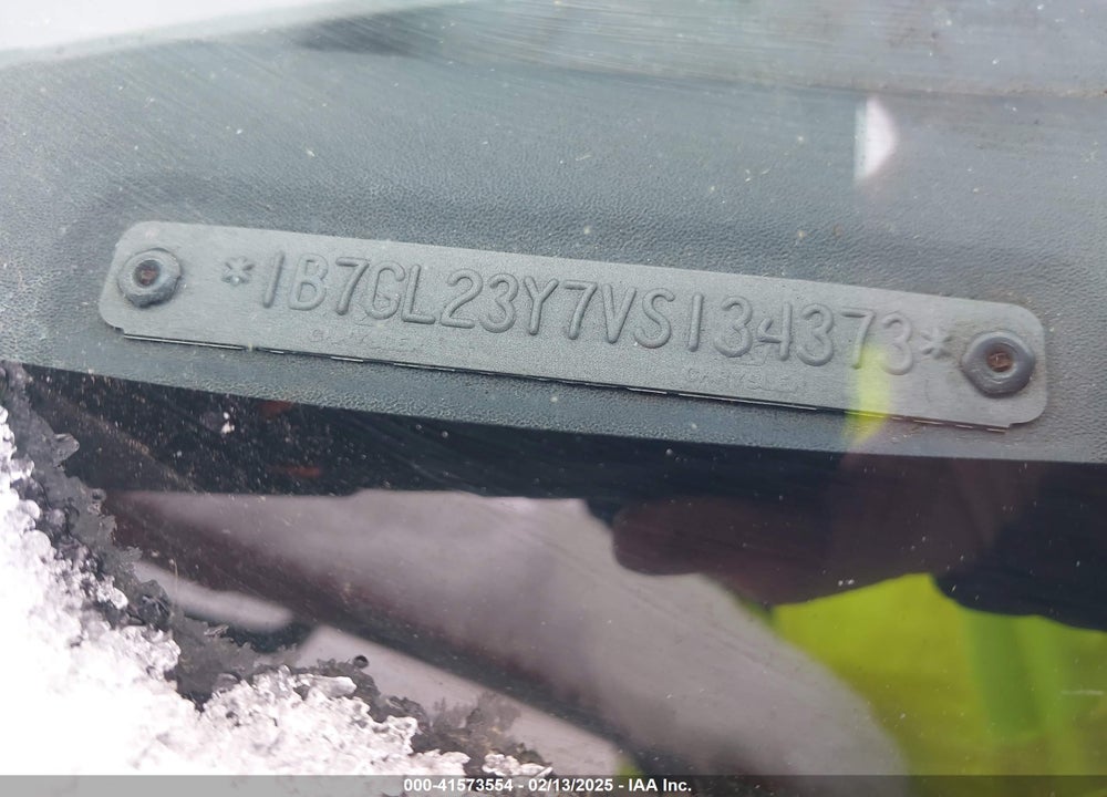 1997 DODGE DAKOTA SLT/SPORT VIN: 1B7GL23Y7VS134373