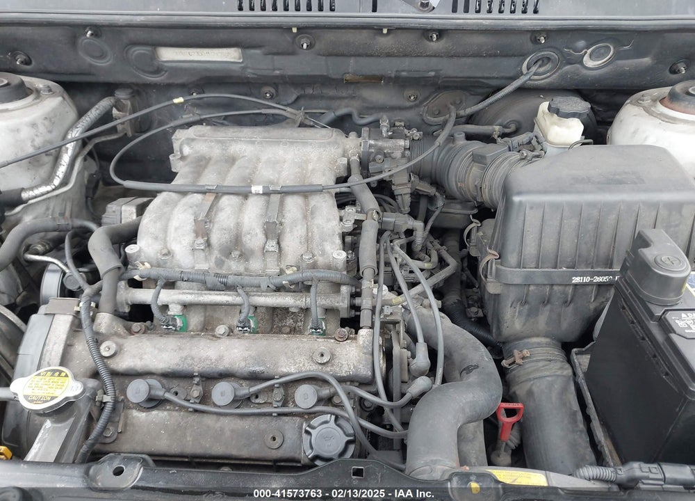 2004 HYUNDAI SANTA FE GLS VIN: KM8SC73D04U743985