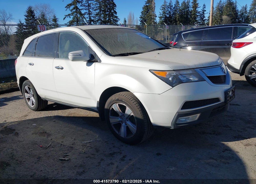2012 ACURA MDX VIN: 2HNYD2H23CH523662