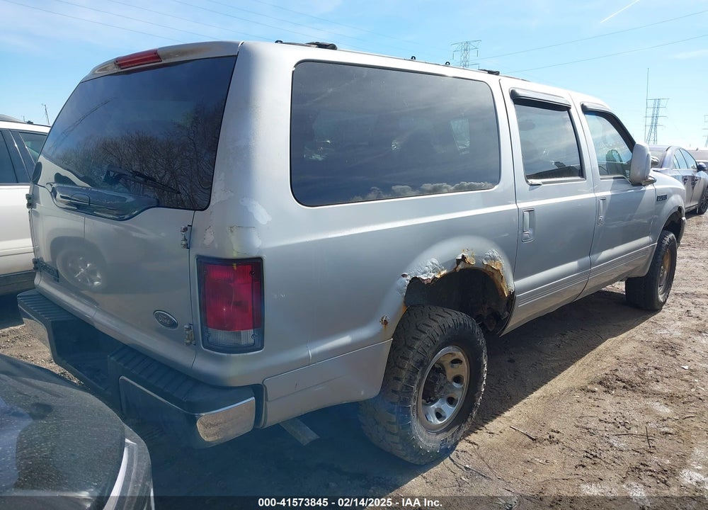 2001 FORD EXCURSION XLT VIN: 1FMNU41S41EC12353