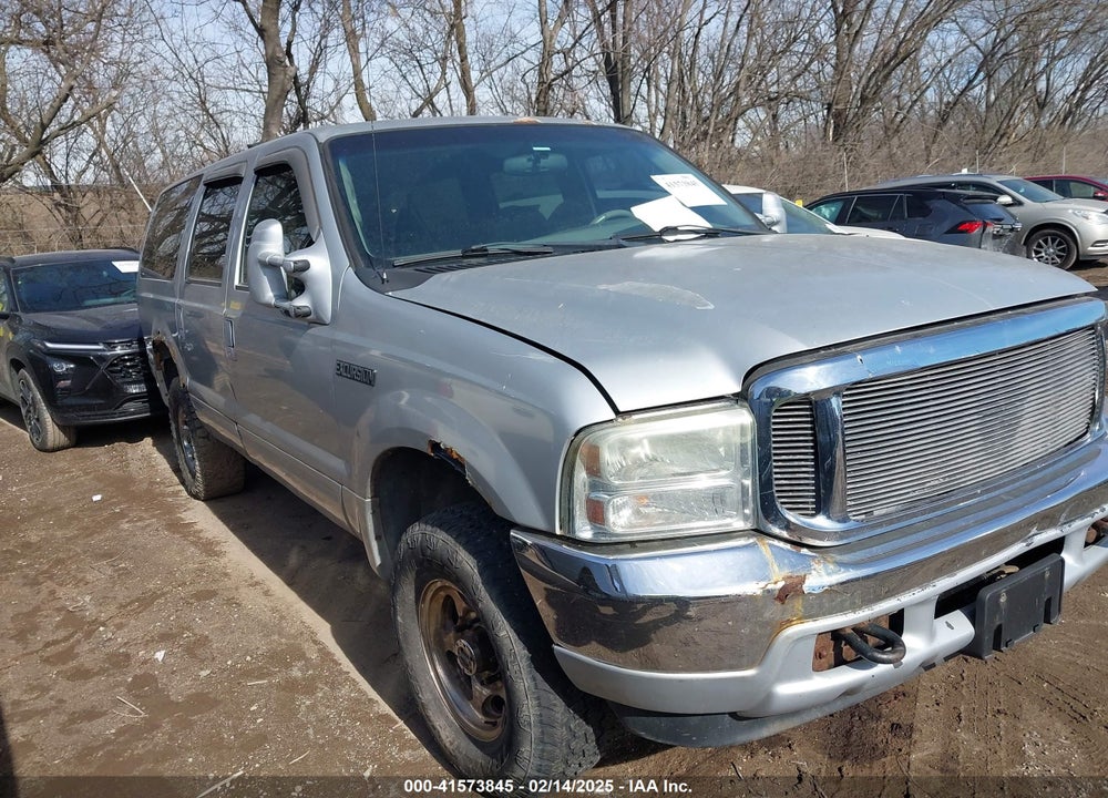 2001 FORD EXCURSION XLT VIN: 1FMNU41S41EC12353