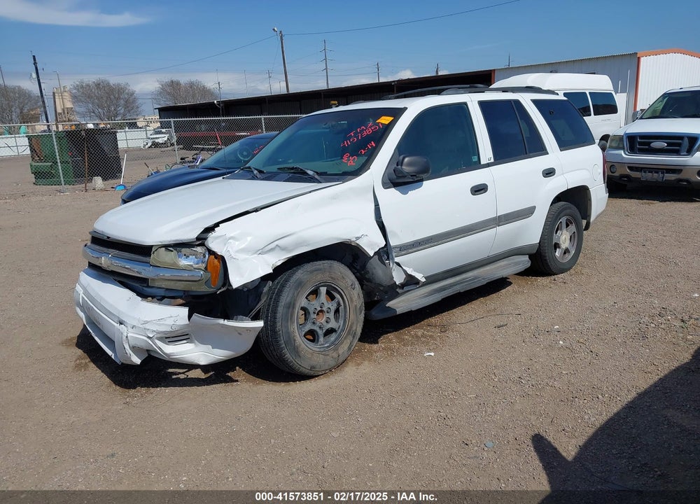 2002 CHEVROLET TRAILBLAZER LT VIN: 1GNDS13S822513896