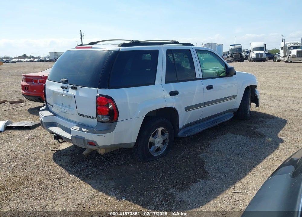 2002 CHEVROLET TRAILBLAZER LT VIN: 1GNDS13S822513896