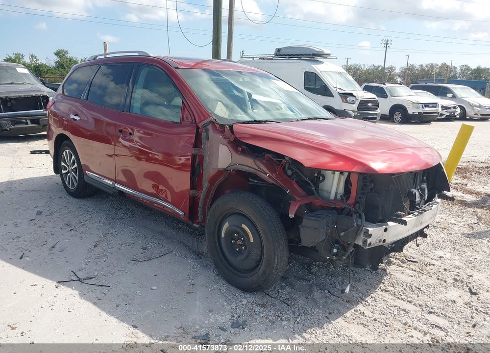 2013 NISSAN PATHFINDER SL VIN: 5N1AR2MM0DC690397