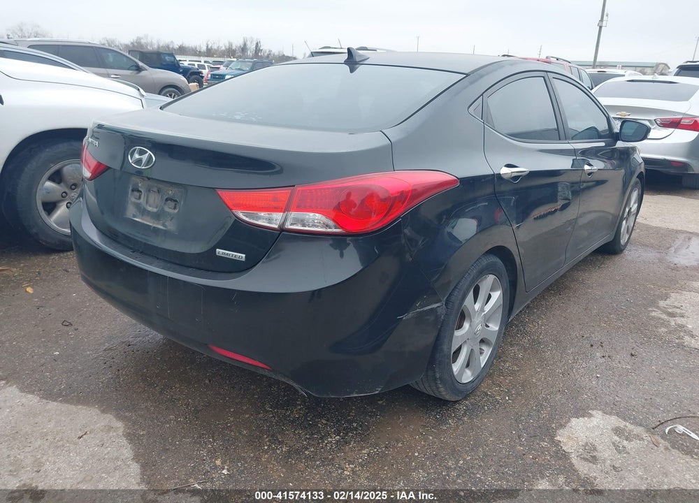 2012 HYUNDAI ELANTRA VIN: KMHDH4AEXCU187087