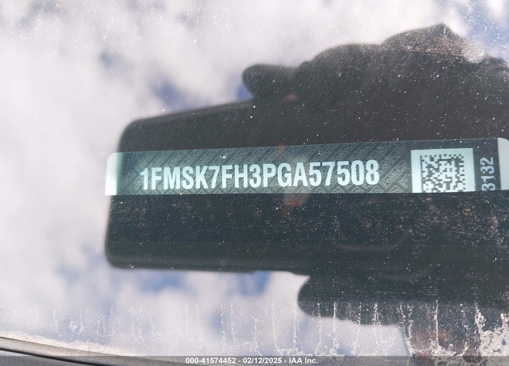 2023 FORD EXPLORER VIN: 1FMSK7FH3PGA57508