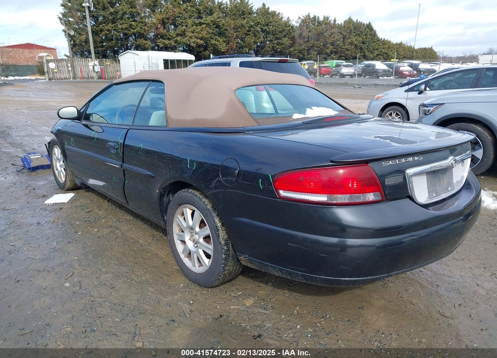 2004 CHRYSLER SEBRING GTC VIN: 1C3EL75R24N414102