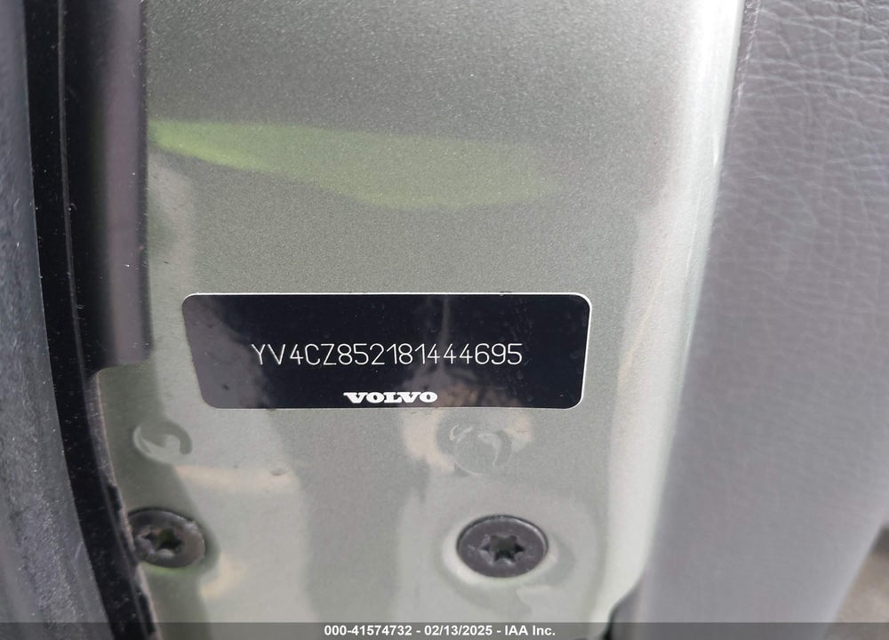 2008 VOLVO XC90 V8 VIN: YV4CZ852181444695