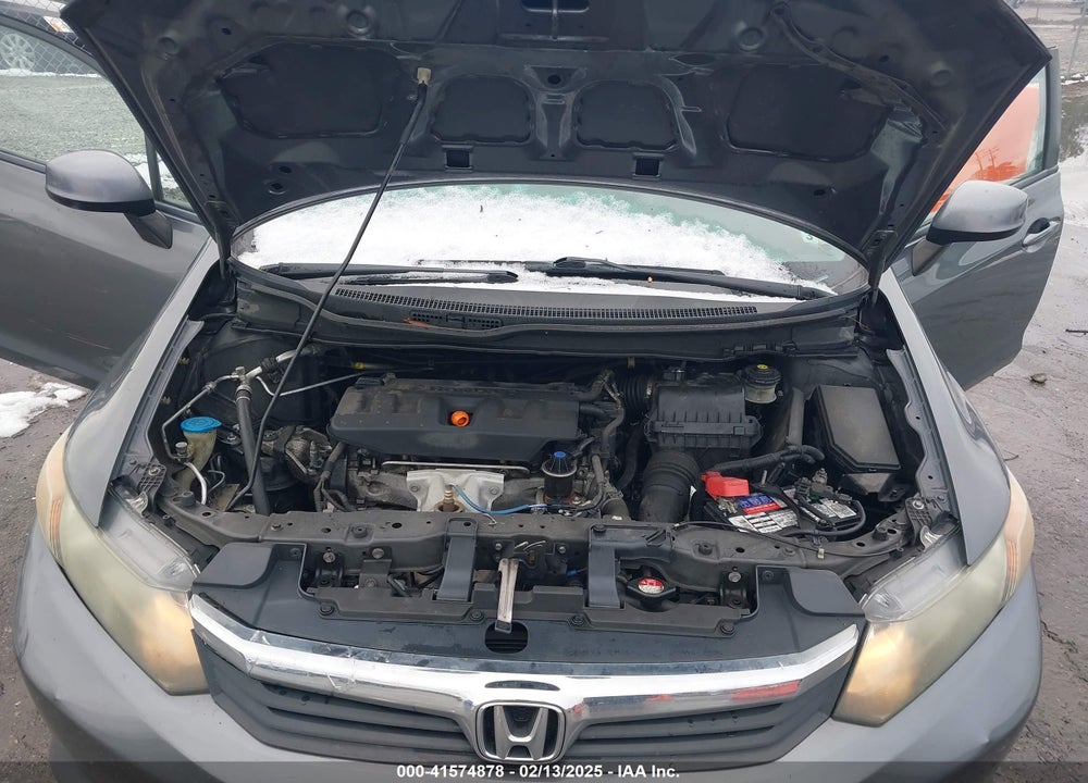 2012 HONDA CIVIC LX VIN: 2HGFB2F5XCH528116