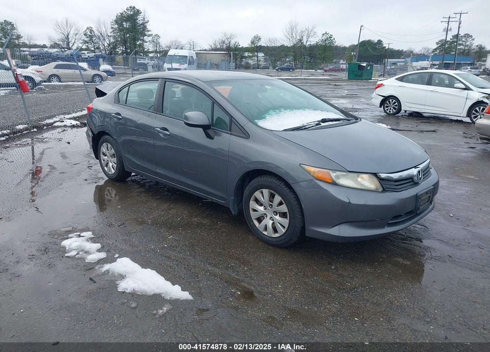 2012 HONDA CIVIC LX VIN: 2HGFB2F5XCH528116