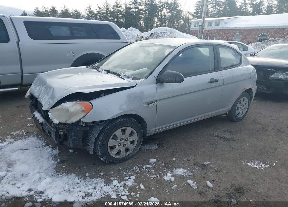 2008 HYUNDAI ACCENT VIN: KMHCM36C58U093487