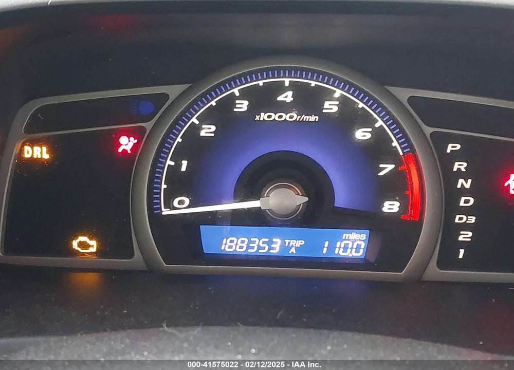 2007 HONDA CIVIC VIN: 1HGFA16807L063717